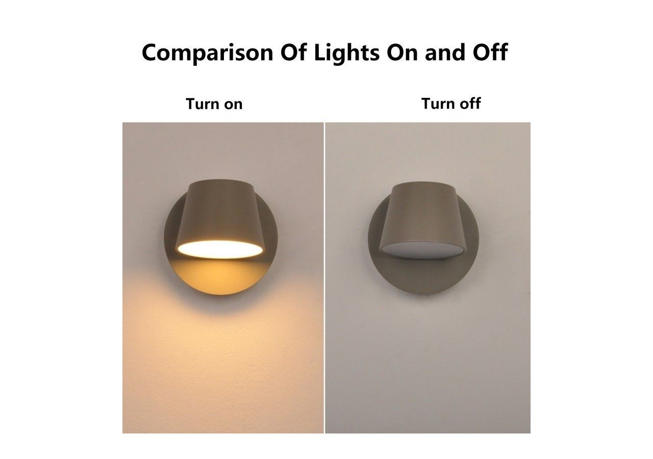 Applique murale LED 6W "Kop" - LN1540-1G - Barcelona LED