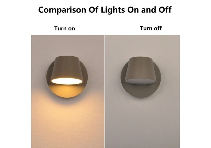 Applique murale LED 6W "Kop" - LN1540-1G - Barcelona LED