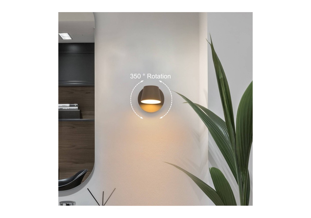 Applique murale LED 6W "Kop" - LN1540-1G - Barcelona LED