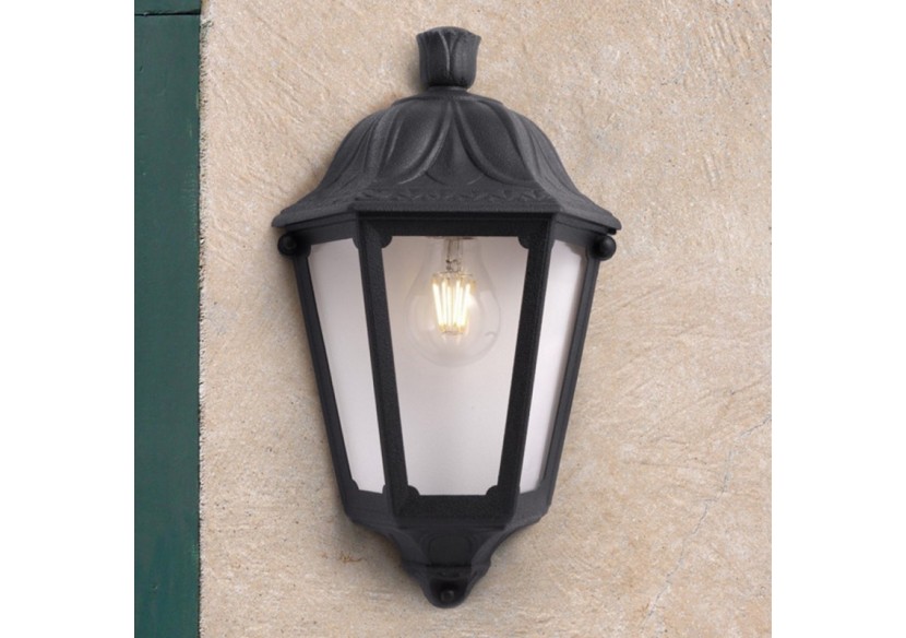 Demi-lanterne murale Fumagalli iesse E27 IP55 - M22.000.000.AXE27 - Barcelona LED