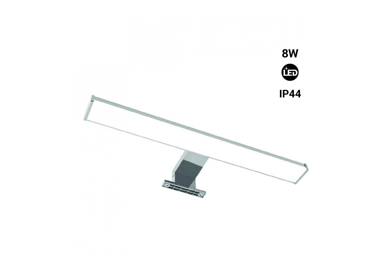 Applique LED miroir salle de bain "Line" 8W - LE201-CR-BN - Barcelona LED