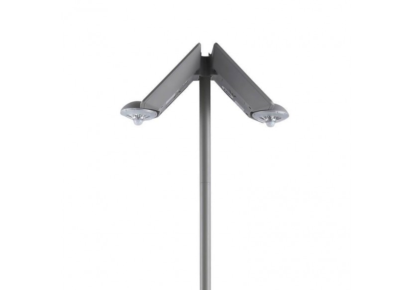 Lampadaire double solaire avec détecteur IP44 - SL20 - Barcelona LED