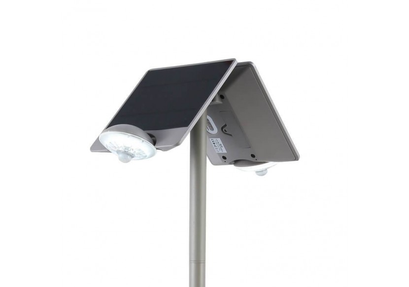 Lampadaire double solaire avec détecteur IP44 - SL20 - Barcelona LED