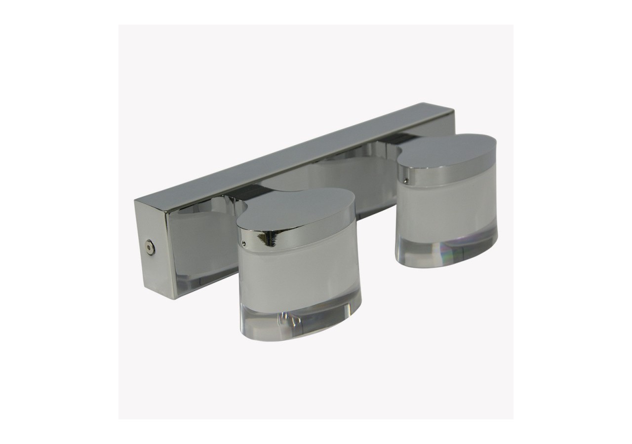 Double applique LED salle de bain Syon "10W" - LE112-2-BC - Barcelona LED