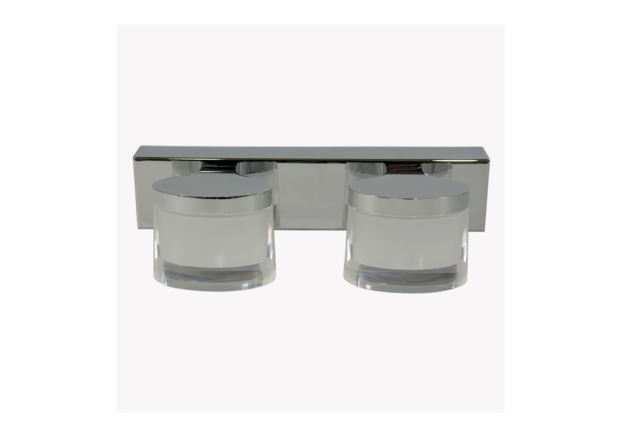 Double applique LED salle de bain Syon "10W" - LE112-2-BC - Barcelona LED