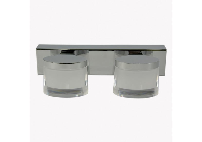Double applique LED salle de bain Syon "10W" - LE112-2-BC - Barcelona LED Double applique LED salle de bain Syon "10W" - LE112-2-BC - Barcelona LED