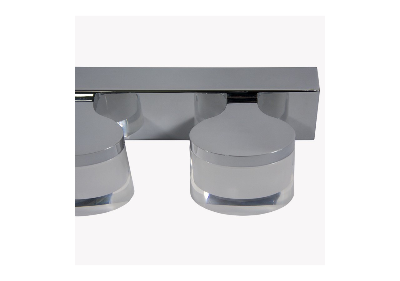 Double applique LED salle de bain Syon "10W" - LE112-2-BC - Barcelona LED