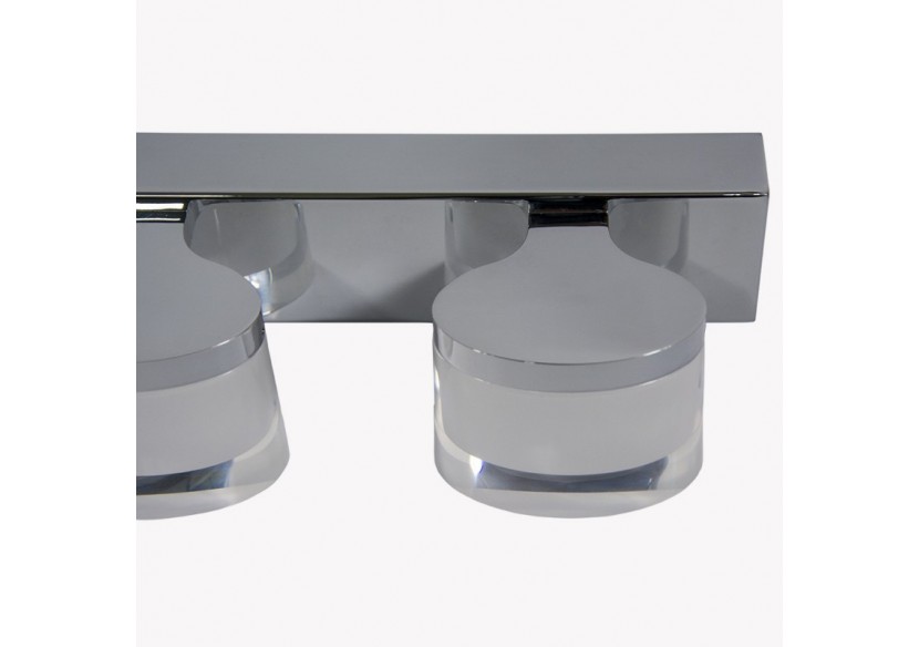 Double applique LED salle de bain Syon "10W" - LE112-2-BC - Barcelona LED Double applique LED salle de bain Syon "10W" - LE112-2-BC - Barcelona LED