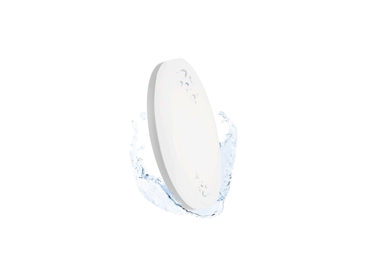 Plafonnier LED rond étanche blanc 24W CCT-2400lm-IP65 - B1720-R-CCT - Barcelona LED