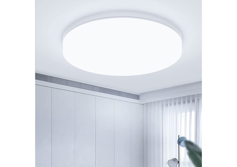 Plafonnier LED rond étanche blanc 24W CCT-2400lm-IP65 - B1720-R-CCT - Barcelona LED Plafonnier LED rond étanche blanc 24W CCT-2400lm-IP65 - B1720-R-CCT - Barcelona LED