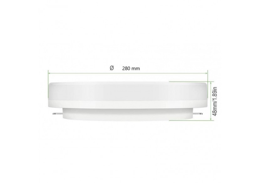 Plafonnier LED rond étanche blanc 24W CCT-2400lm-IP65 - B1720-R-CCT - Barcelona LED Plafonnier LED rond étanche blanc 24W CCT-2400lm-IP65 - B1720-R-CCT - Barcelona LED