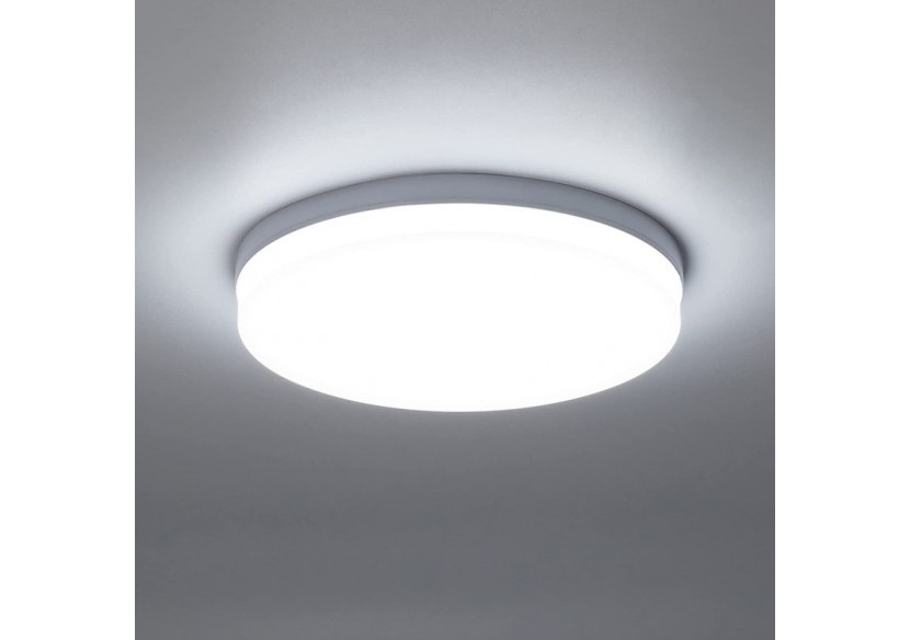 Plafonnier LED rond étanche blanc 24W CCT-2400lm-IP65 - B1720-R-CCT - Barcelona LED Plafonnier LED rond étanche blanc 24W CCT-2400lm-IP65 - B1720-R-CCT - Barcelona LED