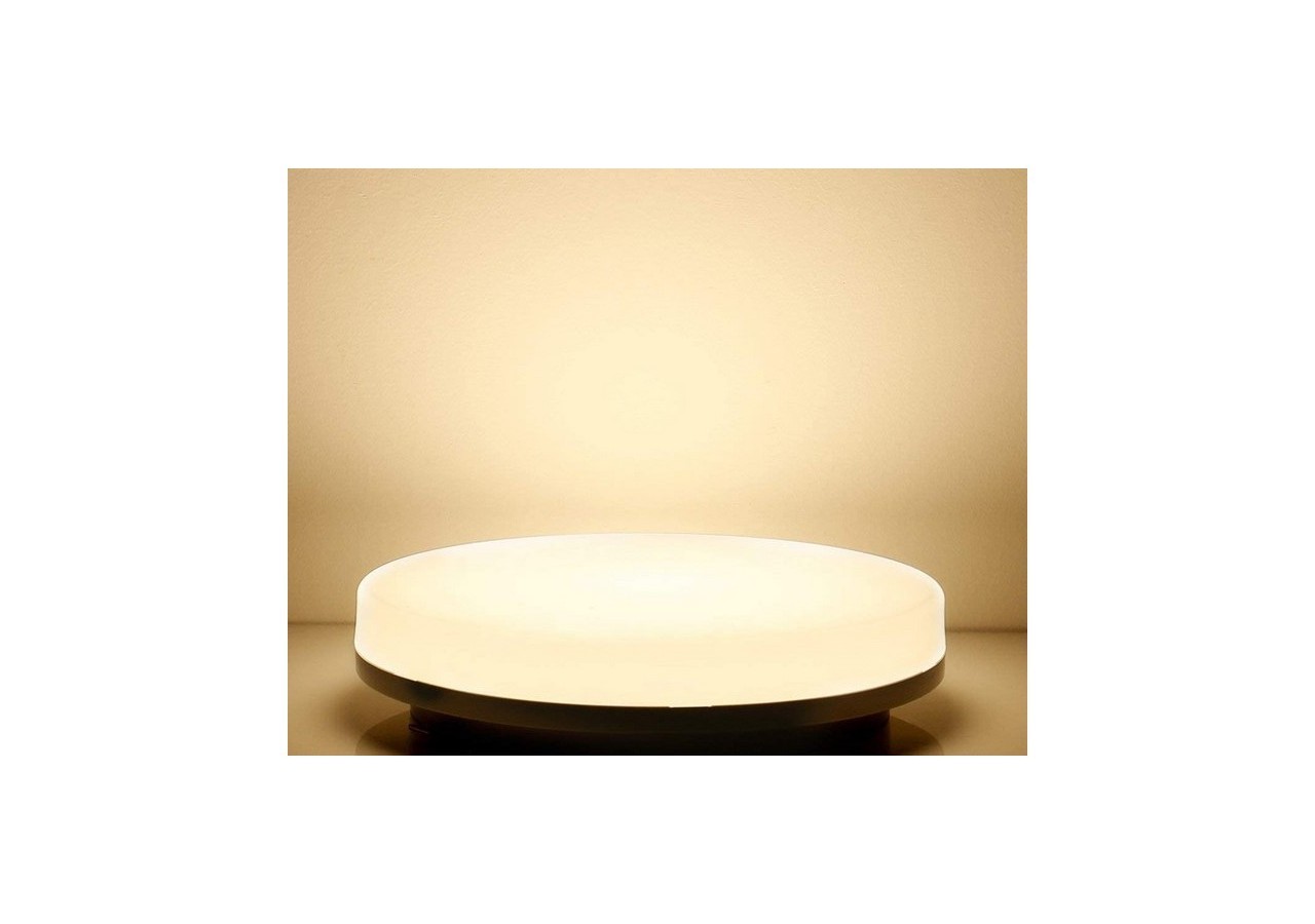 Plafonnier LED rond étanche blanc 24W CCT-2400lm-IP65 - B1720-R-CCT - Barcelona LED