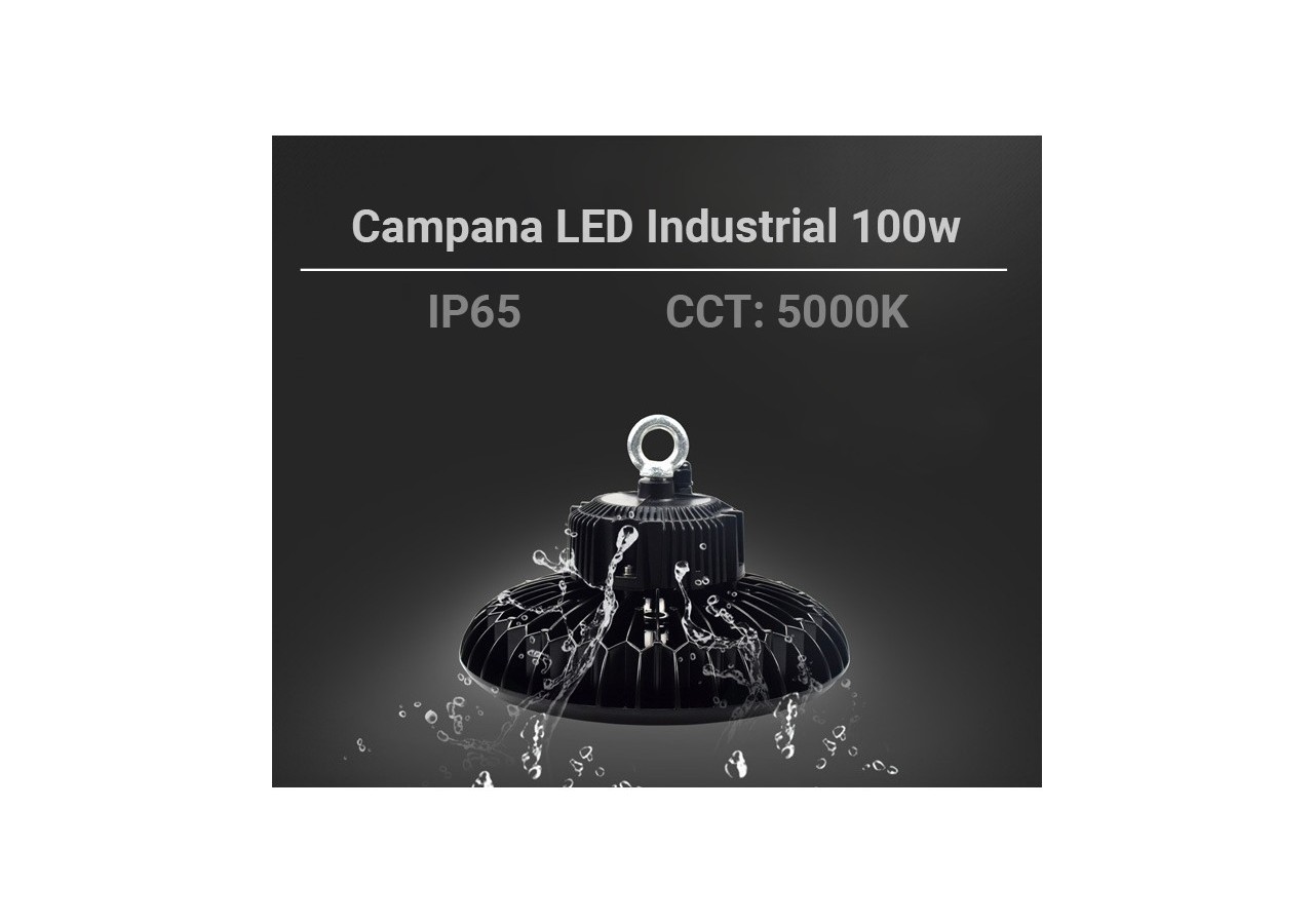 Cloche LED 100W UFO CHIP PHILIPS LUXEON - B8136-100-5K - Barcelona LED