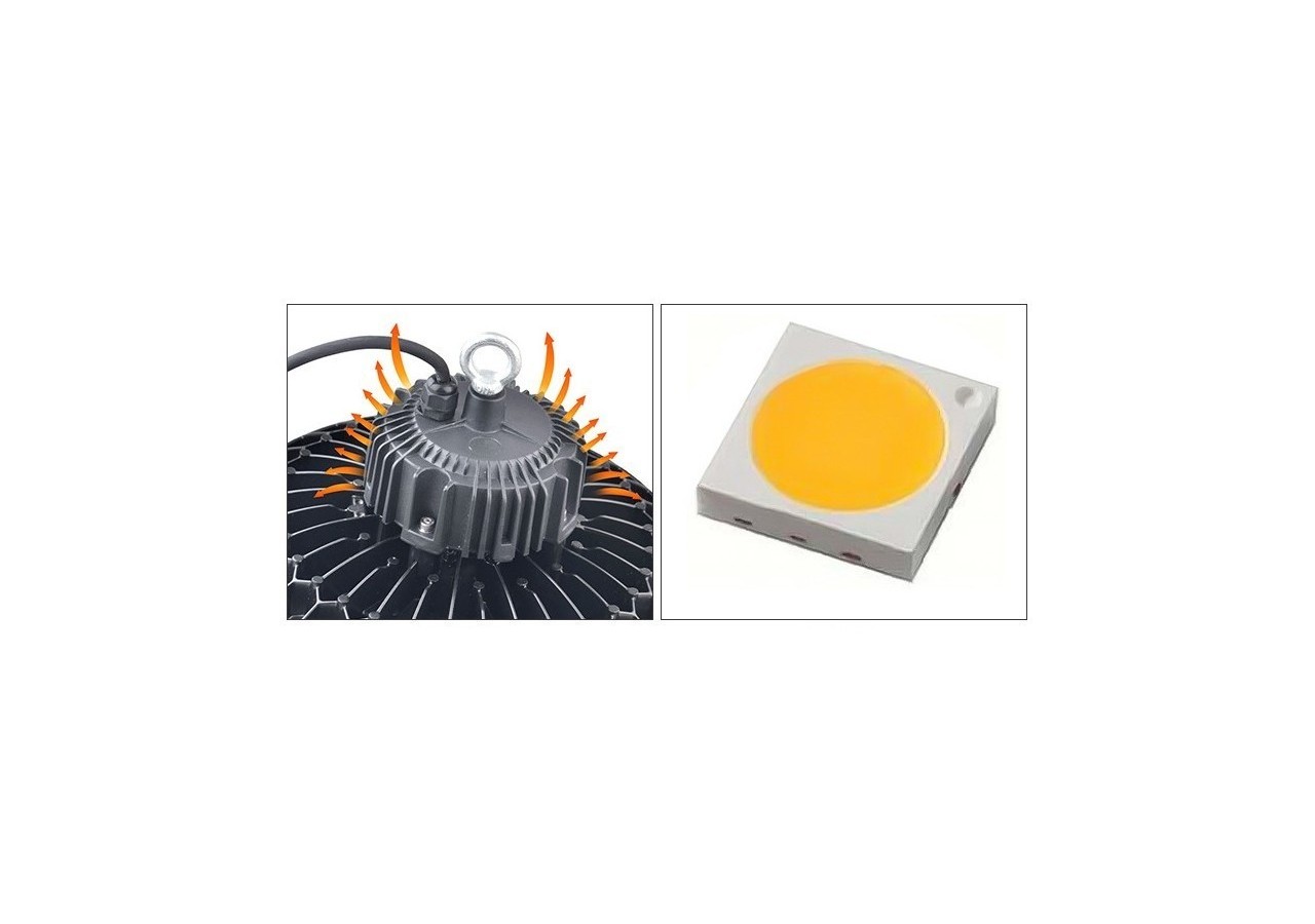 Cloche LED 100W UFO CHIP PHILIPS LUXEON - B8136-100-5K - Barcelona LED