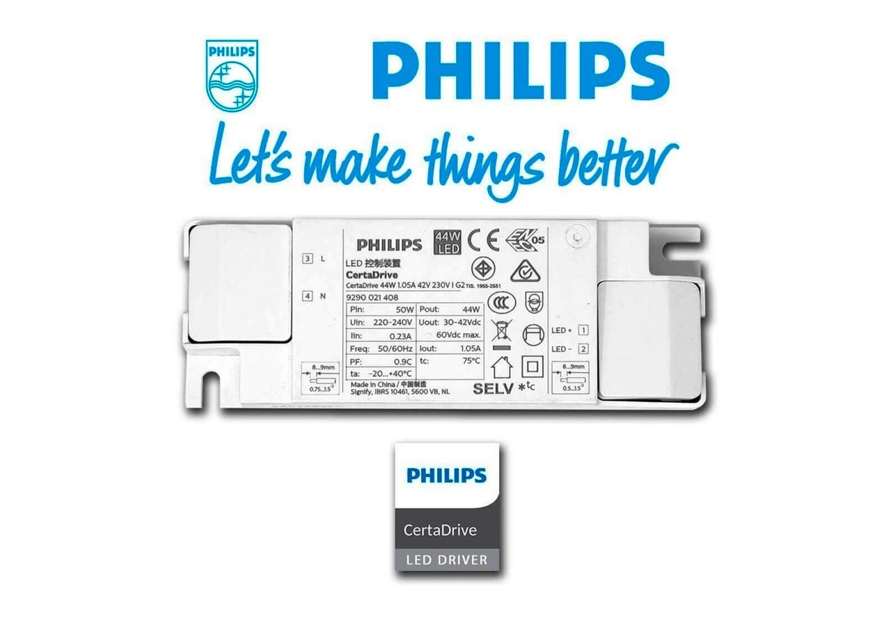 Panneau LED 60x60 extra-plat-Driver PHILIPS-44W-UGR19 - B5235-BC - Barcelona LED