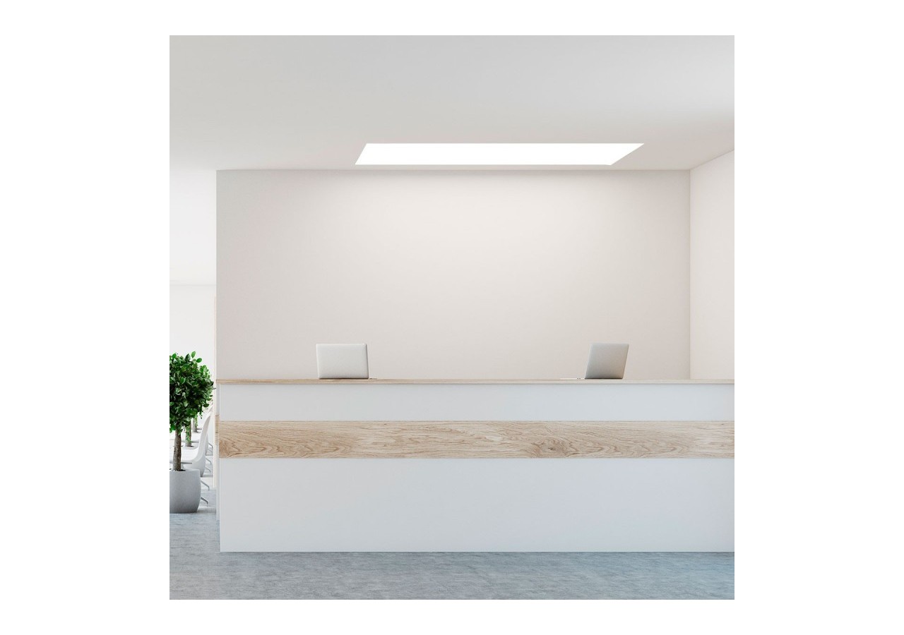 Panneau LED 120x30 extra-plat-Driver Philips-44W-UGR19 - B5236-BN - Barcelona LED