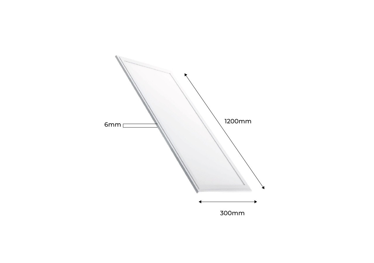 Panneau LED 120x30 extra-plat-Driver Philips-44W-UGR19 - B5236-BN - Barcelona LED