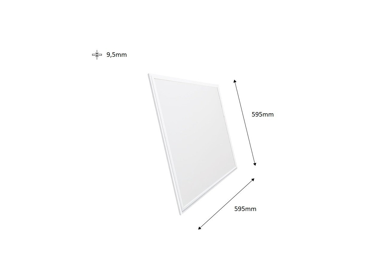 Panneau LED 60x60 extra-plat-Driver OSRAM-40W-UGR18-IRC 90 - B5235-UGR18-BN - Barcelona LED