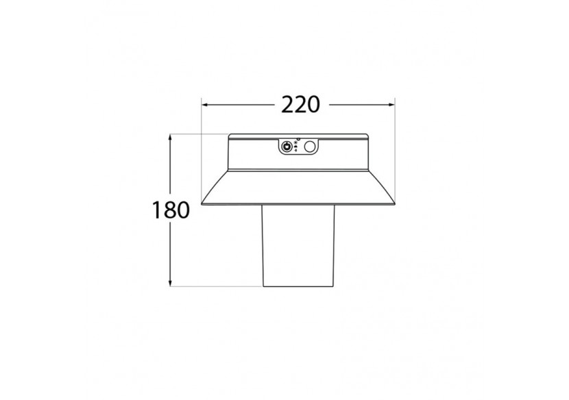Potelet LED solaire "FELICE 200" 18cm avec capteur PIR-3 modes de fonctionnement-CCT - FE1.573.000.A0S1KOP2 - Barcelona LED Potelet LED solaire "FELICE 200" 18cm avec capteur PIR-3 modes de fonctionnement-CCT - FE1.573.000.A0S1KOP2 - Barcelona LED