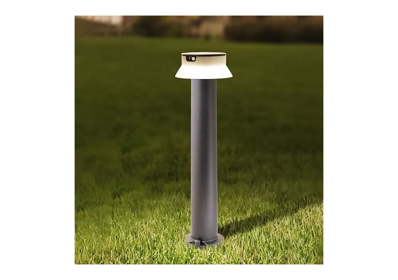 Borne LED solaire "FELICE 800" 73cm avec capteur PIR-3 modes de fonctionnement-CCT - FE1.575.000.A0S1KOP2 - Barcelona LED