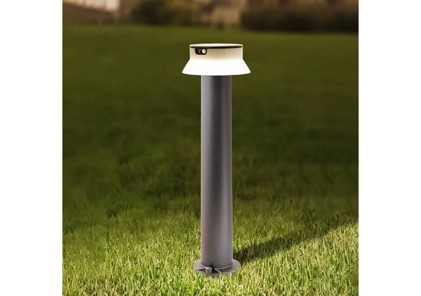 Borne LED solaire "FELICE 800" 73cm avec capteur PIR-3 modes de fonctionnement-CCT - FE1.575.000.A0S1KOP2 - Barcelona LED