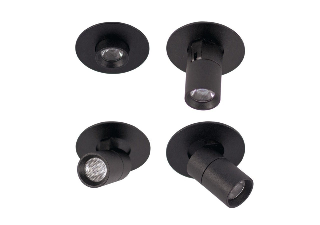 Spot LED 3W encastrable orientable - B958-NM-BN - Barcelona LED