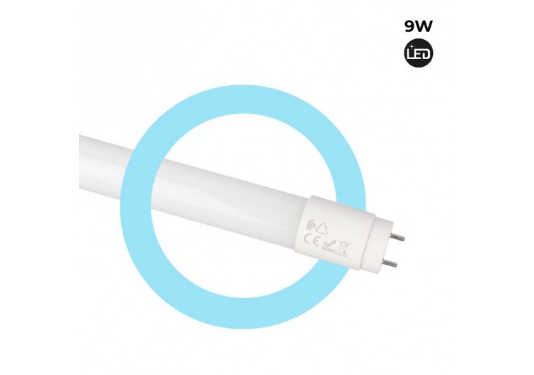 Tube LED T8 9W 600mm en verre 140 LM/W - B4009-5-60BF - Barcelona LED