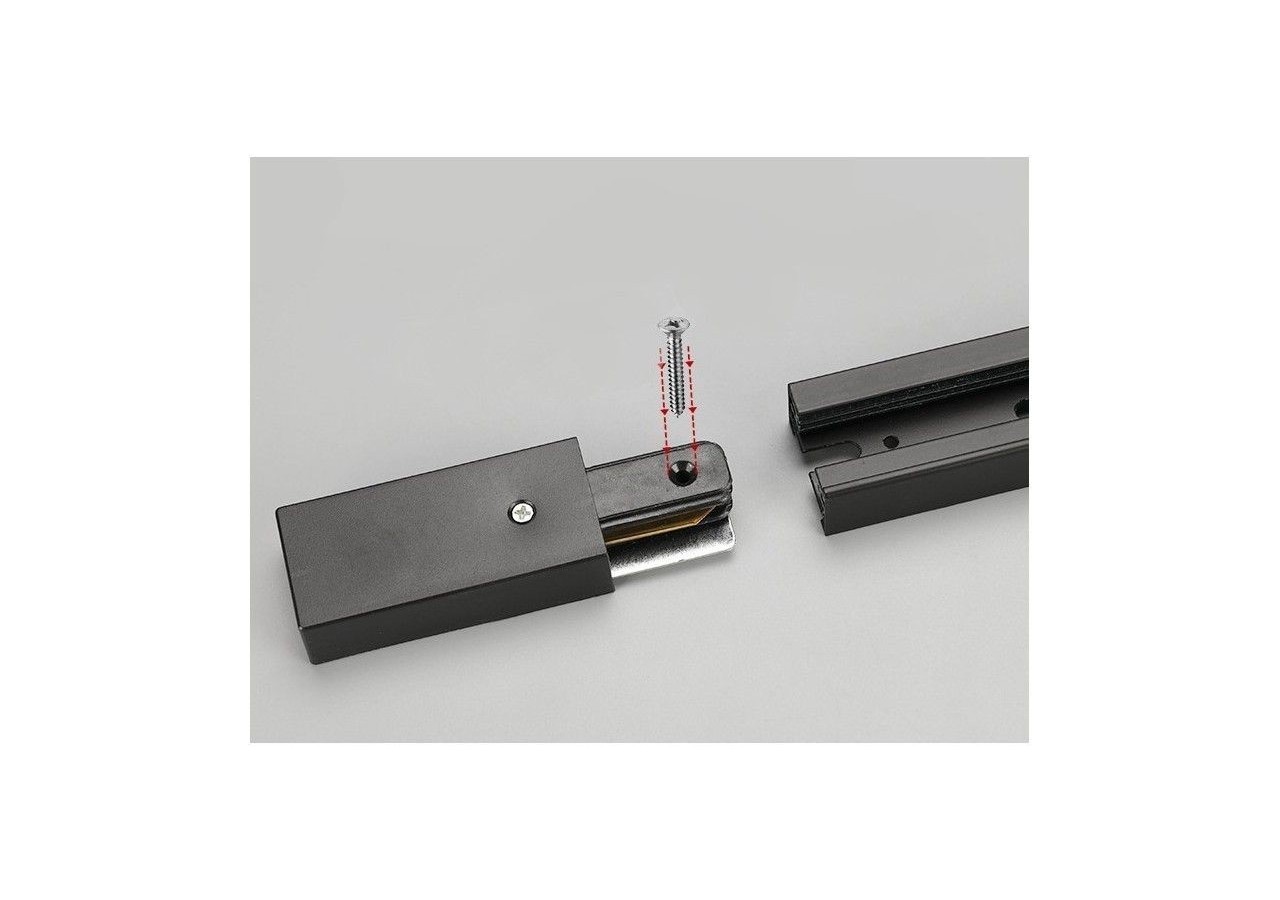 Rail monophasé en saillie pour spots LED-barre de 2m - BTM-200-B - Barcelona LED