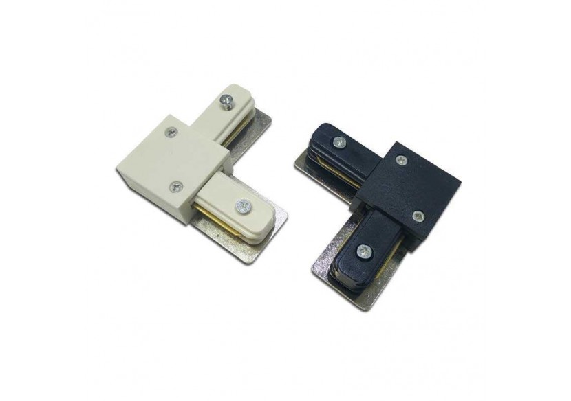 Connecteur rigide 90 degrés rail monophasé - BTM-GB03-N - Barcelona LED Connecteur rigide 90 degrés rail monophasé - BTM-GB03-N - Barcelona LED