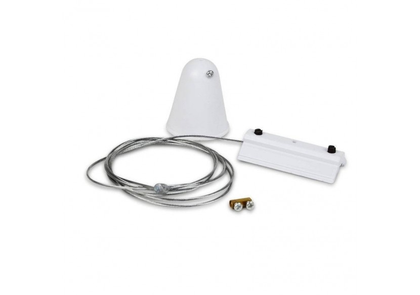 Kit de suspension pour rail triphasé-Câble 1,5m (1 unité) - BTT-GB08-B - Barcelona LED