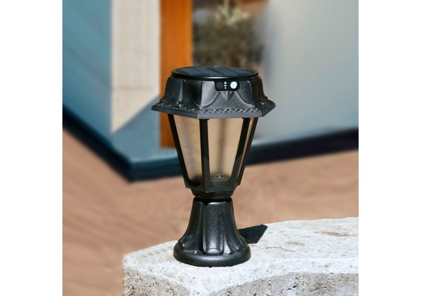 Lanterne sur pied solaire "MINILOT/ROSETTA" avec capteur PIR-3 modes de fonctionnement-CCT - R22.111.000.AFS1K - Barcelona LED