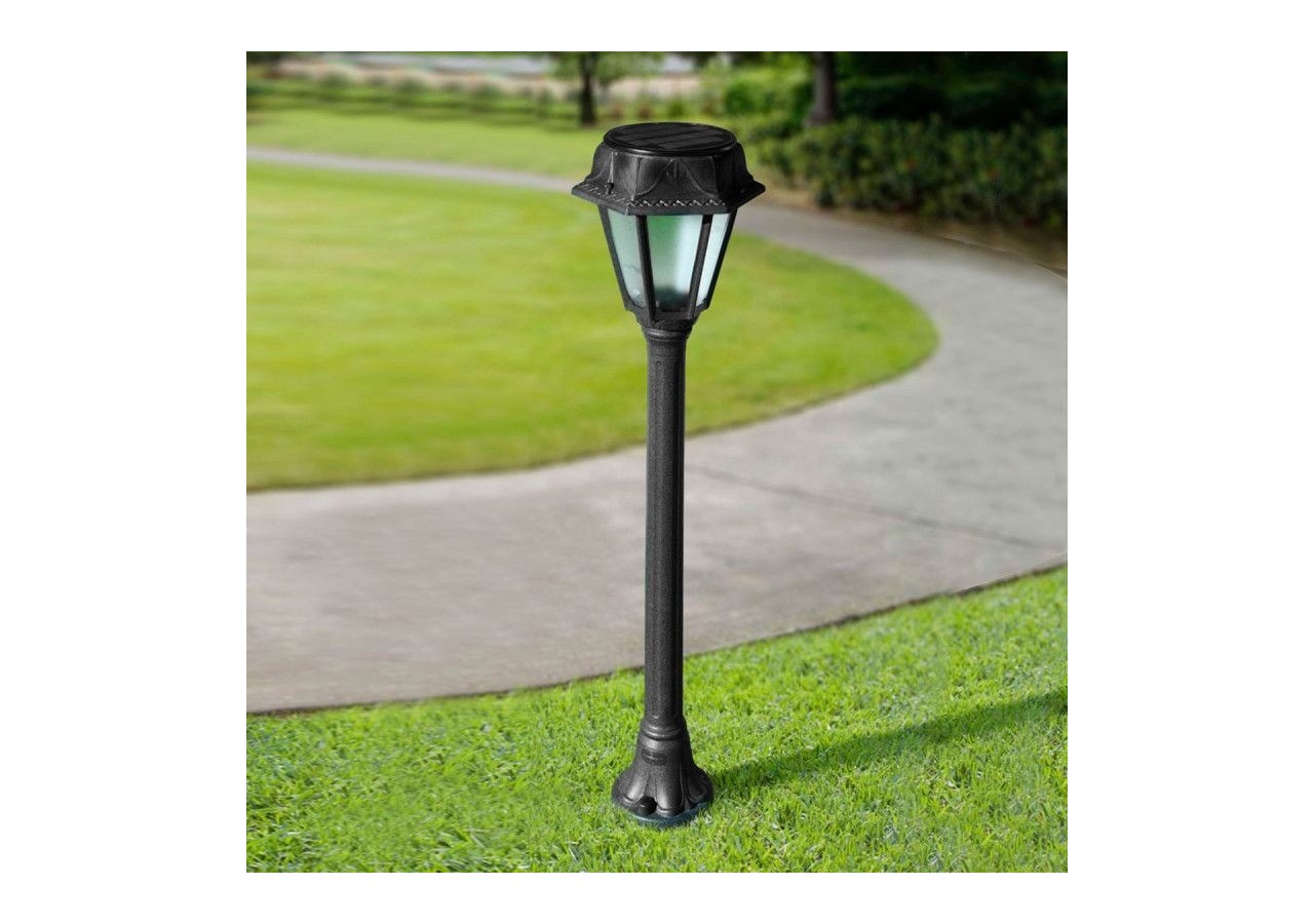 Borne solaire de jardin "MIZAR/ROSETTA" avec capteur PIR-3 modes de fonctionnement-CCT - R22.151.000.AFS1K - Barcelona LED