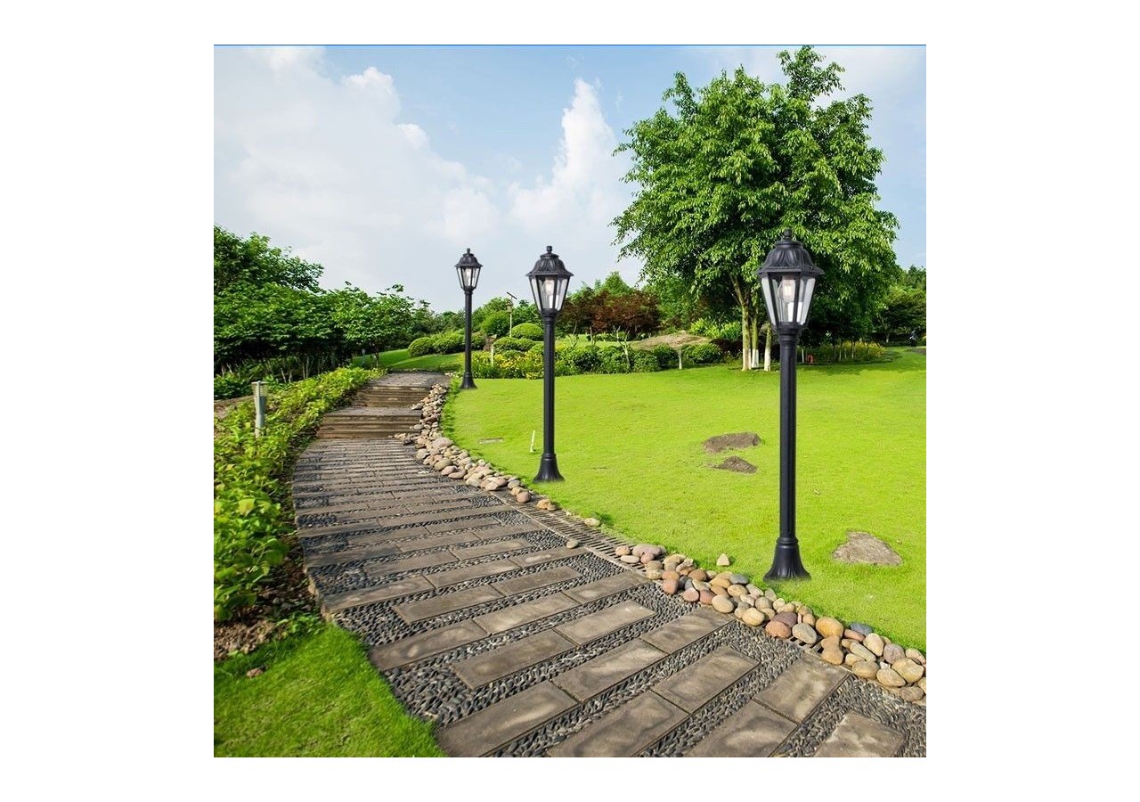 Lampadaire d'extérieur LED FUMAGALLI "MIZAR/ANNA"-110 cm-6W-E27-IP55 - E22.151.000.AXF1R - Barcelona LED