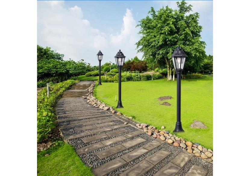 Lampadaire d'extérieur LED FUMAGALLI "MIZAR/ANNA"-110 cm-6W-E27-IP55 - E22.151.000.AXF1R - Barcelona LED