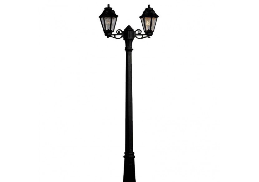 Lampadaire extérieur double FUMAGALLI "Gigi Bisso/Anna"-2x E27-CCT-IP55 - E22.156.S20.AXV1K - Barcelona LED