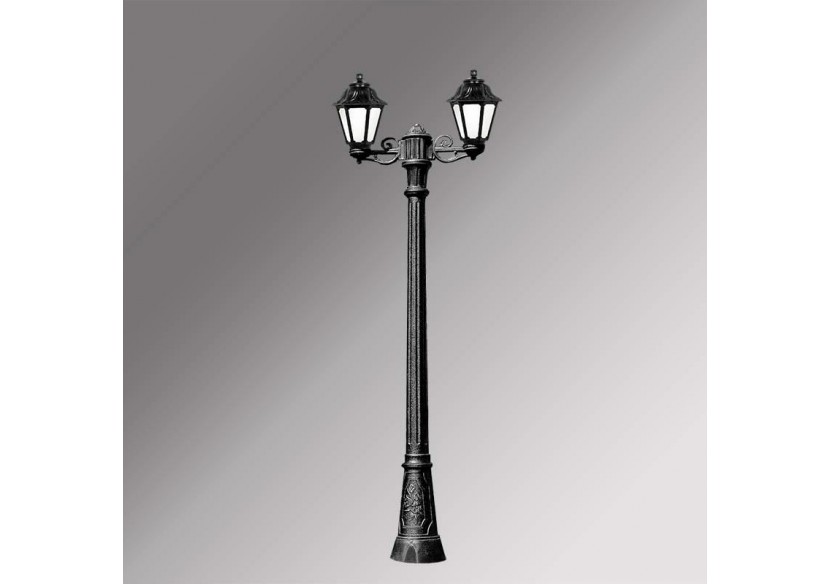 Lampadaire extérieur double FUMAGALLI "Gigi Bisso/Anna"-2x E27-CCT-IP55 - E22.156.S20.AXV1K - Barcelona LED