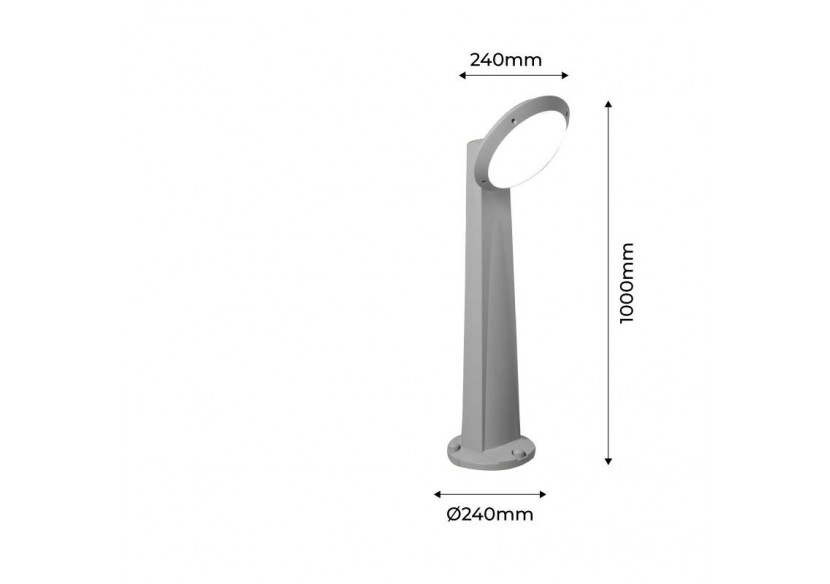 Borne extérieure FUMAGALLI GABRI REMI/LUCIA - 1R3.613.X10.LYE27 - Barcelona LED