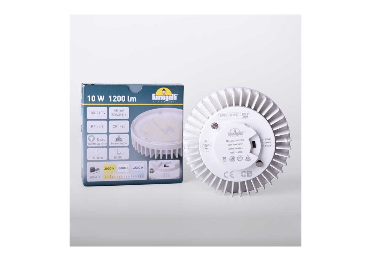 Borne extérieure FUMAGALLI ESTER avec culot GX53 10W 1200lm CCT - DS1.564.000.AXD1K - Barcelona LED