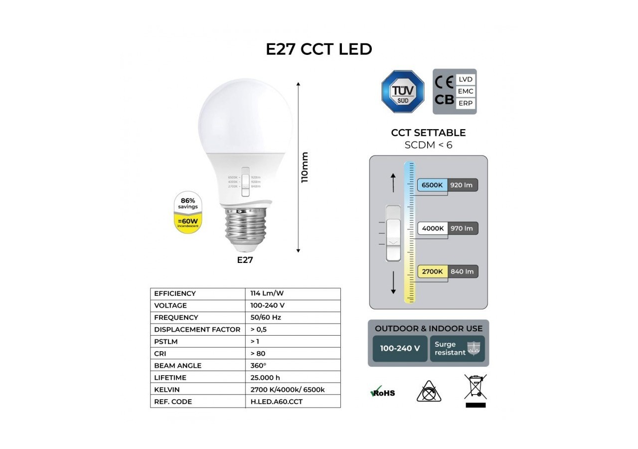 Potelet LED FUMAGALLI "Amelia 250"-8,5W-CCT - DR2.573.000.AYV1K - Barcelona LED