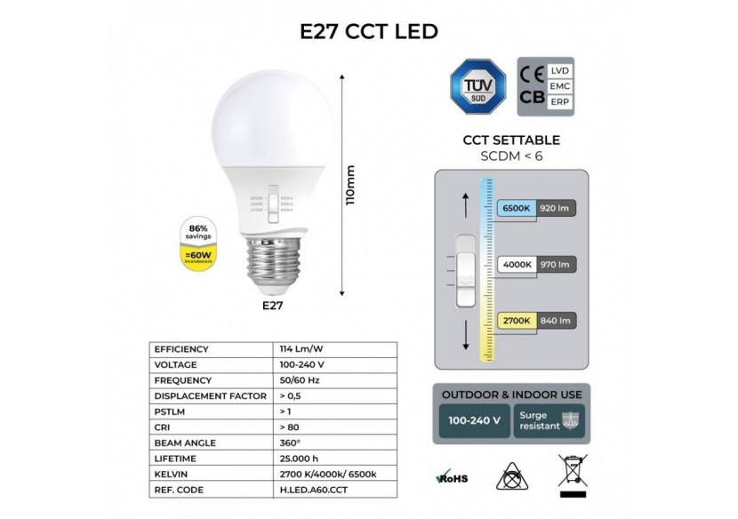 Potelet LED FUMAGALLI "Amelia 250"-8,5W-CCT - DR2.573.000.AYV1K - Barcelona LED