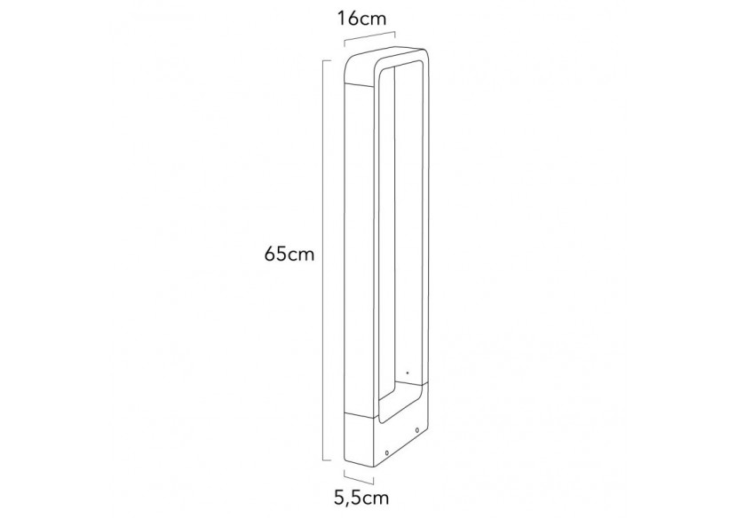 Borne LED 10W IP65 - L5015 - Barcelona LED Borne LED 10W IP65 - L5015 - Barcelona LED