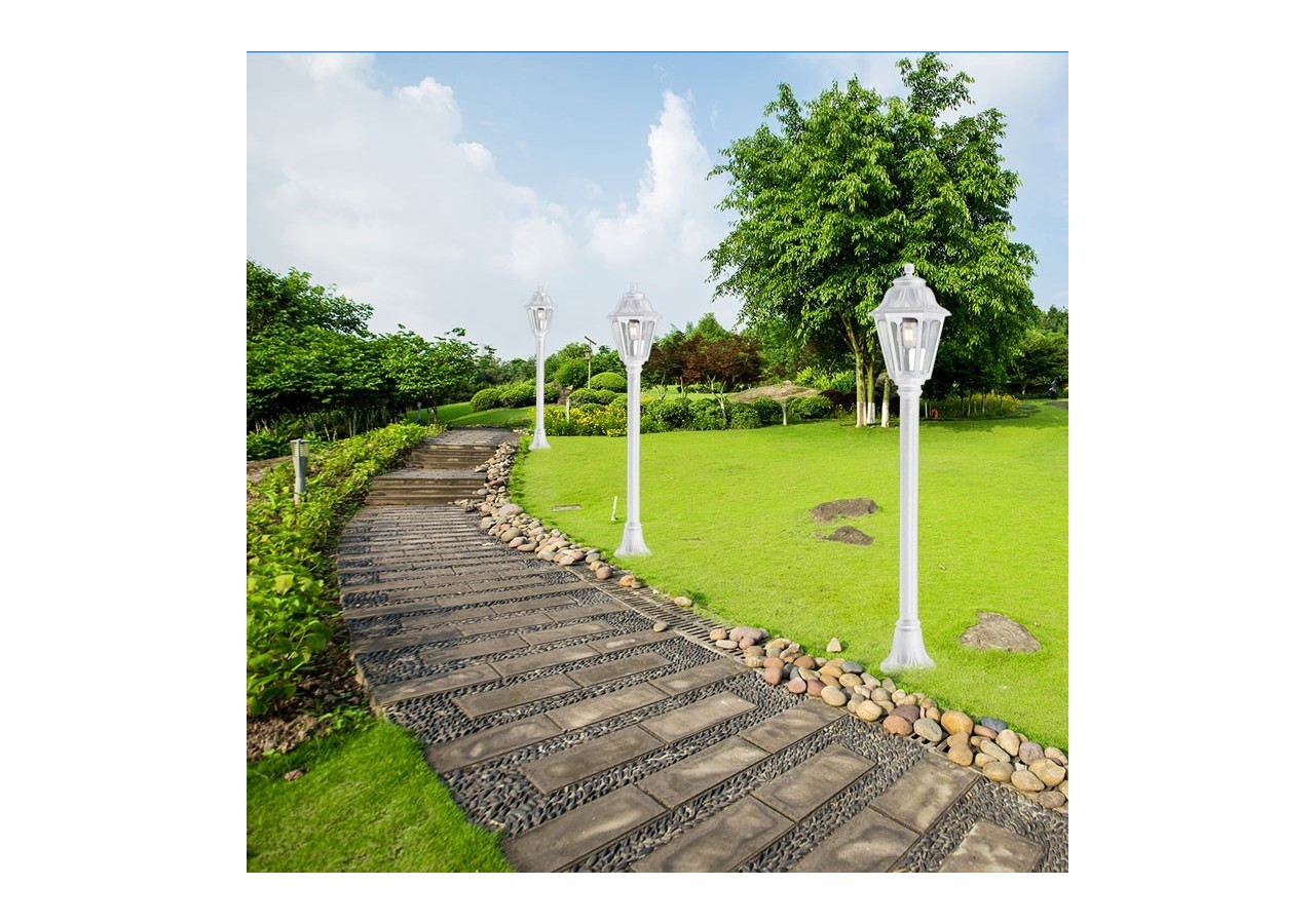 Lampadaire d'extérieur LED FUMAGALLI "MIZAR/ANNA"-110 cm-8,5W-E27-IP55 - E22.151.000.WXV1K - Barcelona LED