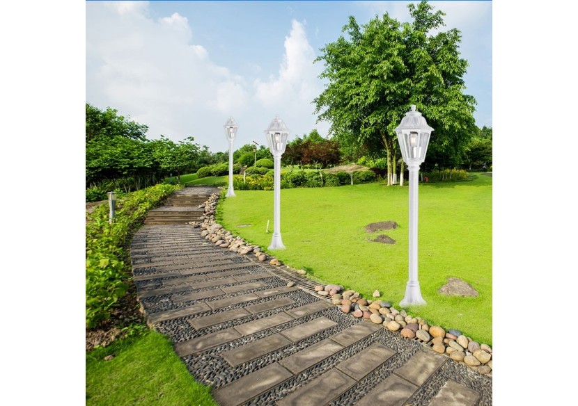 Lampadaire d'extérieur LED FUMAGALLI "MIZAR/ANNA"-110 cm-8,5W-E27-IP55 - E22.151.000.WXV1K - Barcelona LED Lampadaire d'extérieur LED FUMAGALLI "MIZAR/ANNA"-110 cm-8,5W-E27-IP55 - E22.151.000.WXV1K - Barcelona LED