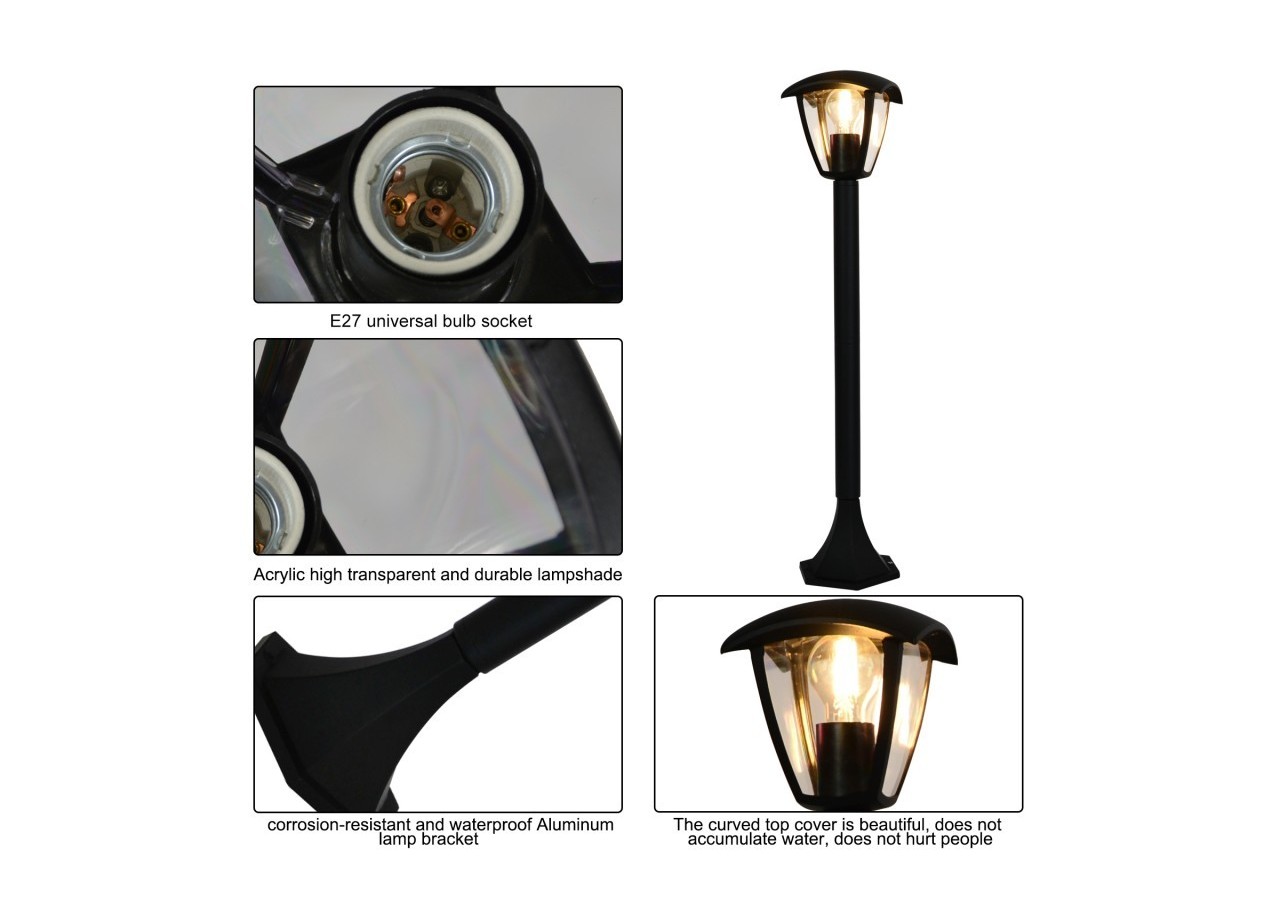 Borne de chemin SODAS 80cm IP44 - L5049 - Barcelona LED