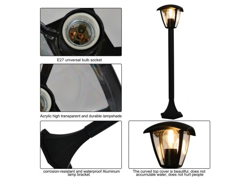 Borne de chemin SODAS 80cm IP44 - L5049 - Barcelona LED Borne de chemin SODAS 80cm IP44 - L5049 - Barcelona LED