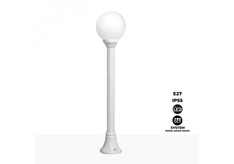 Lampadaire extérieur Fumagalli LED "GLOBO MIZAR/G250" 8.5W E27-CCT - G25.151.000.WYV1K - Barcelona LED