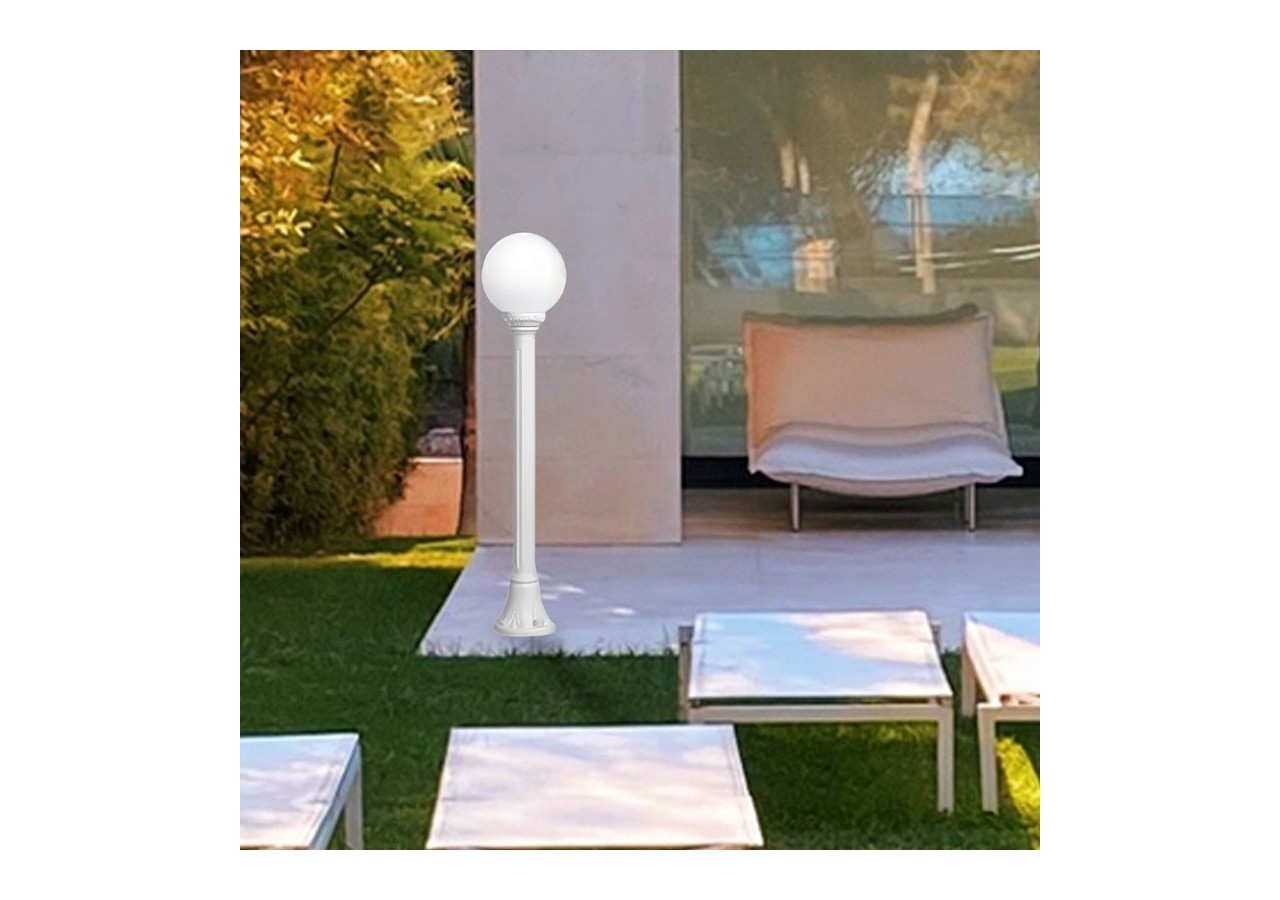 Lampadaire extérieur Fumagalli LED "GLOBO MIZAR/G250" 8.5W E27-CCT - G25.151.000.WYV1K - Barcelona LED