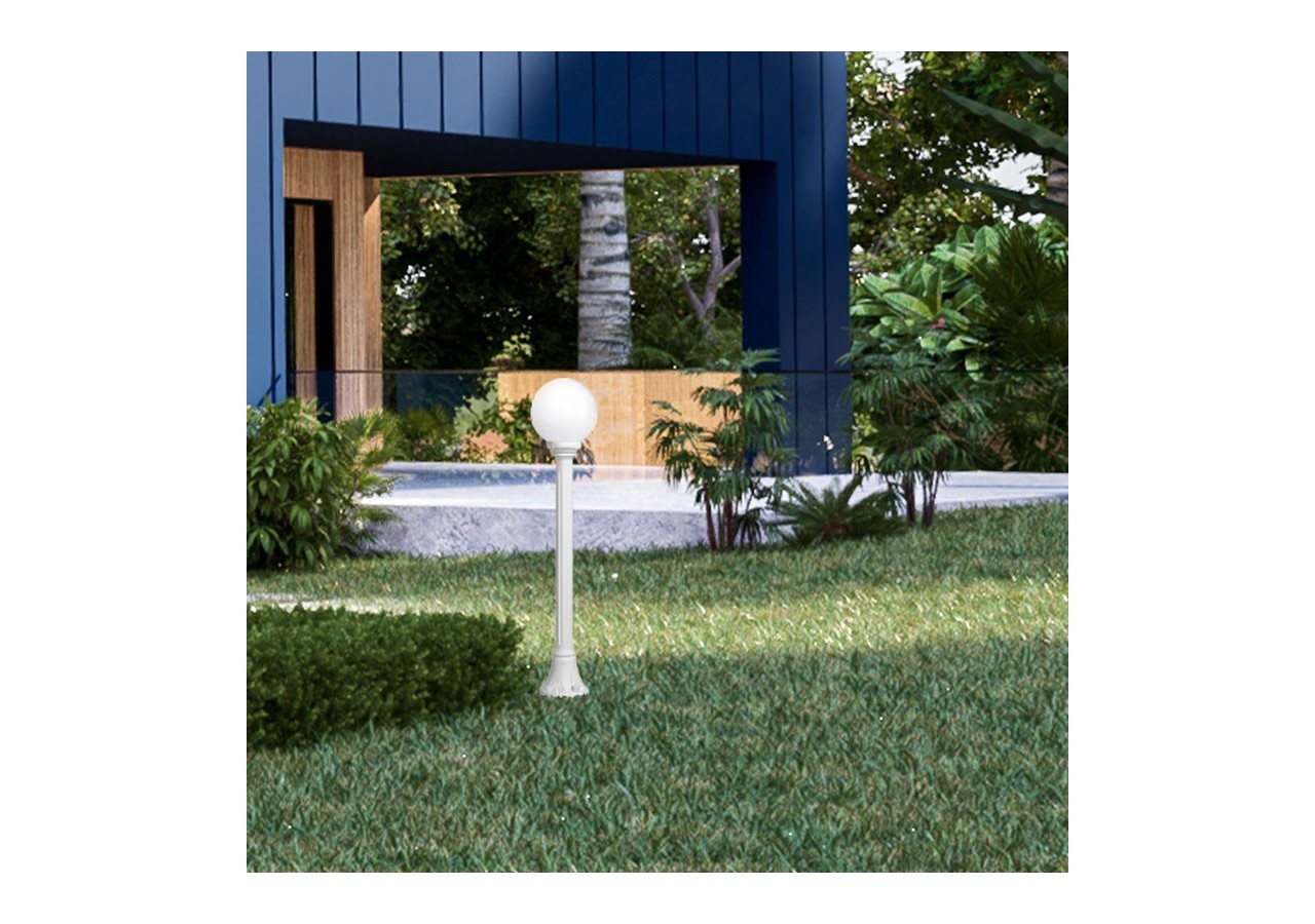 Lampadaire extérieur Fumagalli LED "GLOBO MIZAR/G250" 8.5W E27-CCT - G25.151.000.WYV1K - Barcelona LED