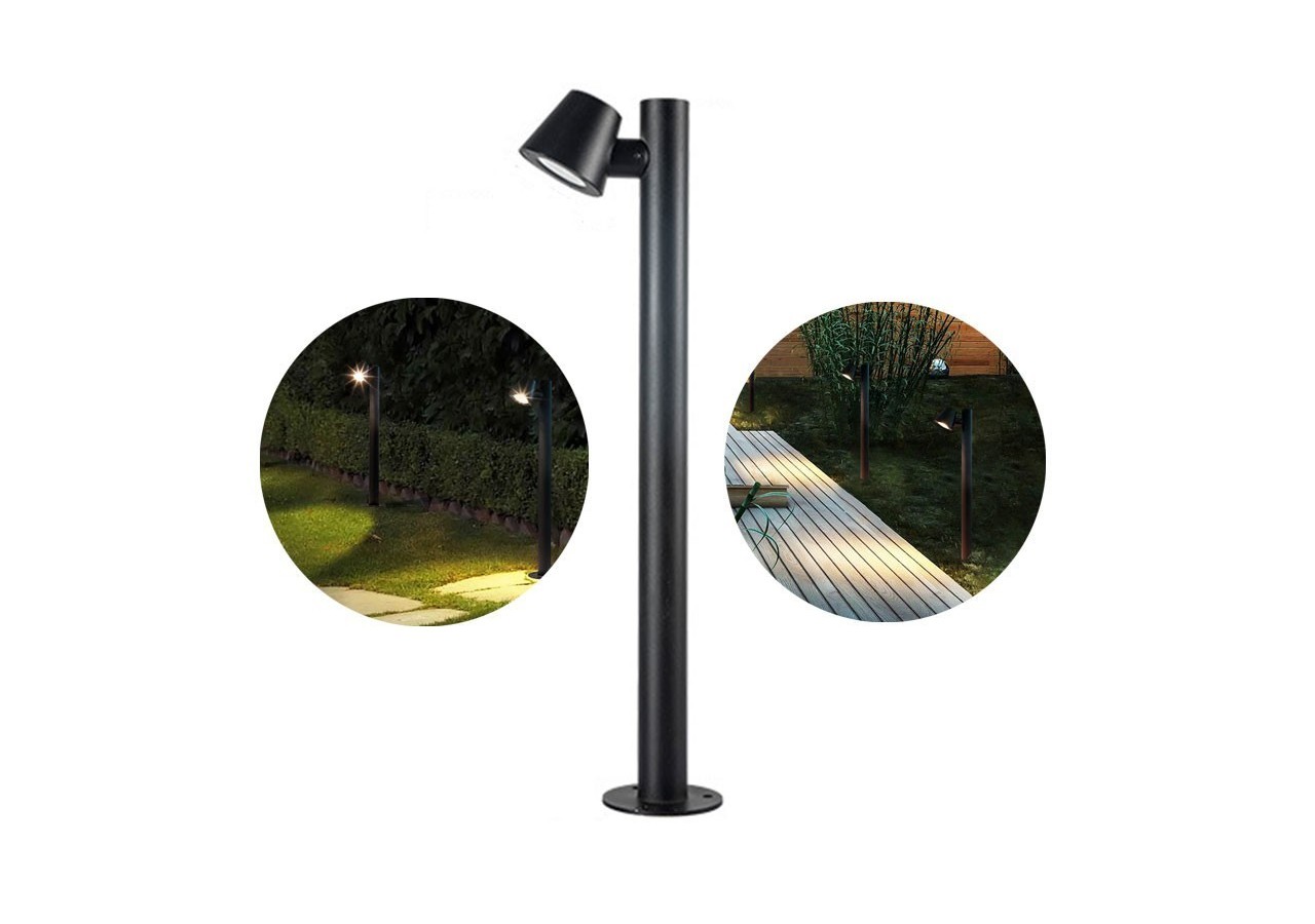 Borne en acier GU10 Max 35W IP44 - L1554-N - Barcelona LED